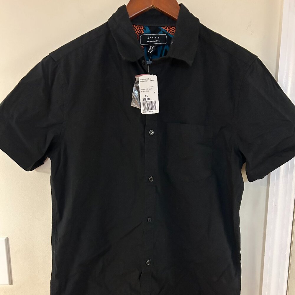 NWT 21 Men Short Sleeve Button Shirt